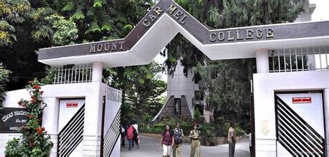 mount carmel college in bangalore.